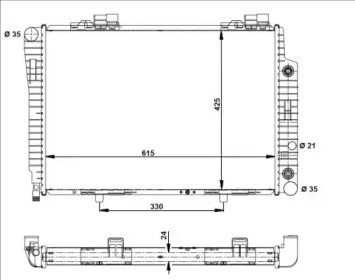 WILMINK GROUP wg1721597 -  Радиатор, охлаждение двигателя